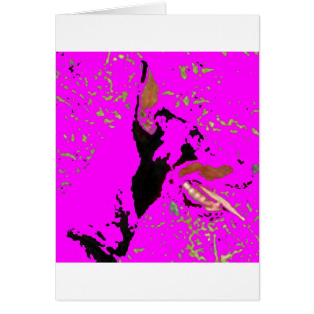 arte extraño de doberman pinscher (Frente)