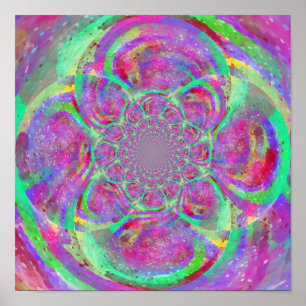 Arte extraño, impresión artística de vibraciones g