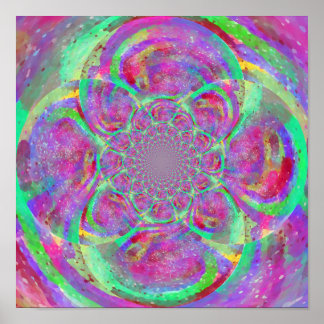 Arte extraño, impresión artística de vibraciones g