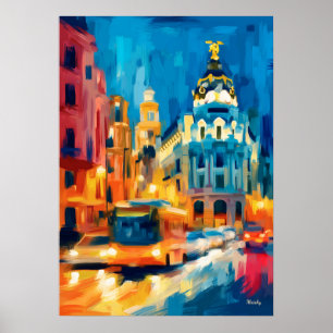 Arte Fauvista Colorido de Madrid Gran Vía