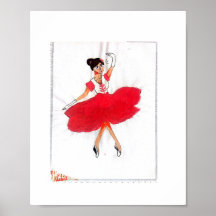 Arte feita a mão Bailarina