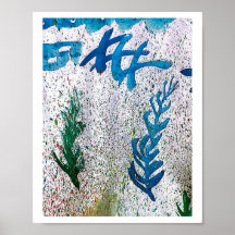 Arte feito a mão folhas