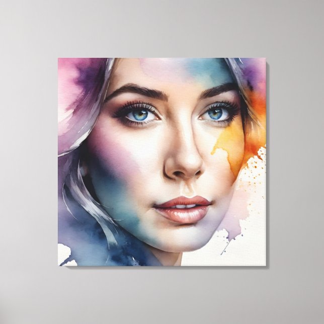 Arte femenino de doble exposición (Anverso)