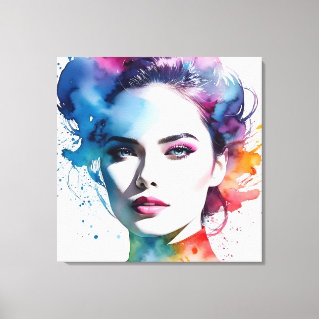 Arte femenino de doble exposición (Anverso)