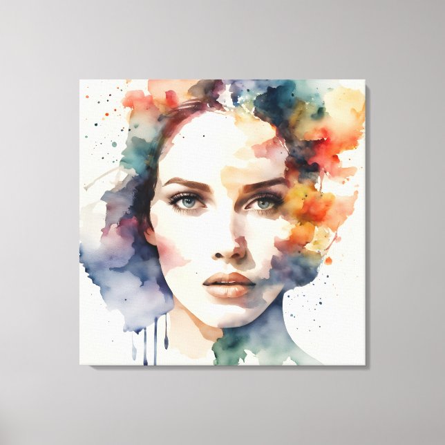 Arte femenino de doble exposición (Anverso)