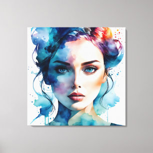 Arte femenino de doble exposición