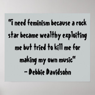 Arte Feminista - Citas de Lienzo de Madera - Regal