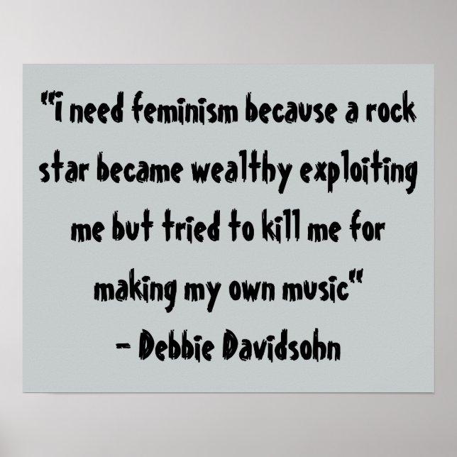 Arte Feminista - Citas de tela de madera - Regalos (Frente)