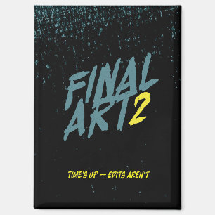 Arte final: imán de parodia de cartel de cine vint