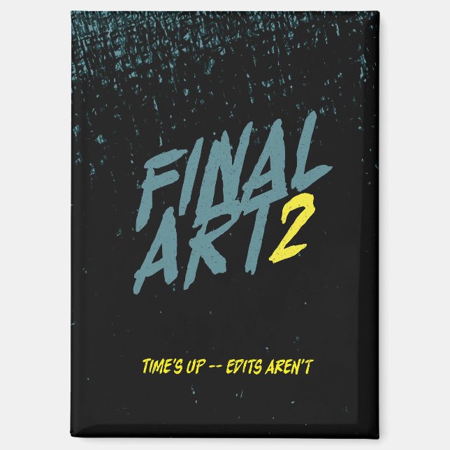 Arte final: imán de parodia de cartel de cine vint (Anverso)