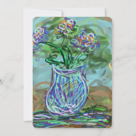 Arte fino Bright FloRAL decor dopamina contemporán