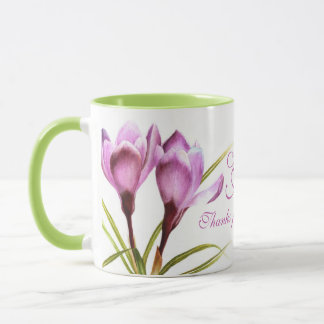 Arte fino de Crocus "Amigo asombroso" jarra verde 
