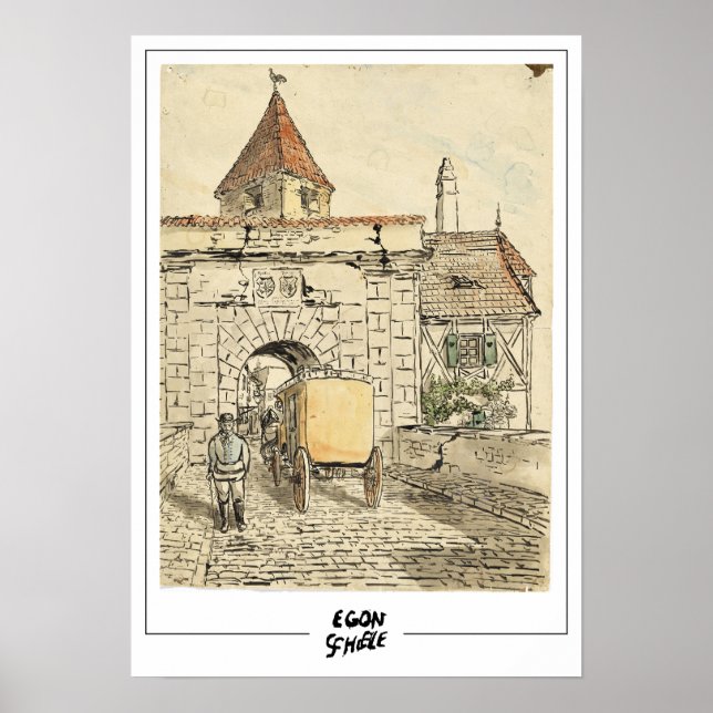 Arte fino Egon Schiele #628 (Frente)