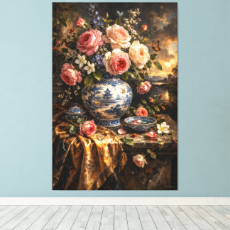 Arte floral 002 holandés vintage