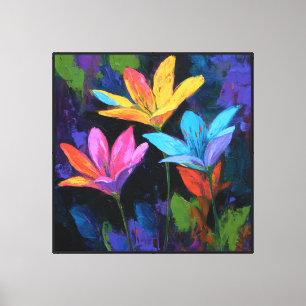Arte floral abstracto de explosión de pétalo radia