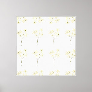 Arte floral de pared elegante y hermoso