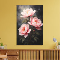 Arte floral de peonía