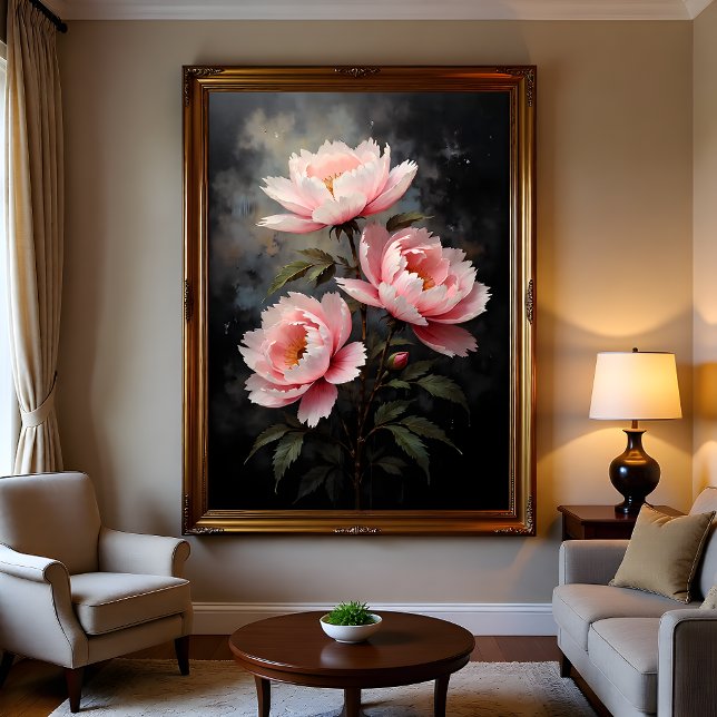 Arte floral de peonía (Subido por el creador)