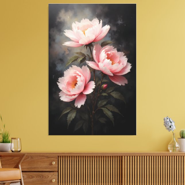 Arte floral de peonía (Insitu (Sala de estar))