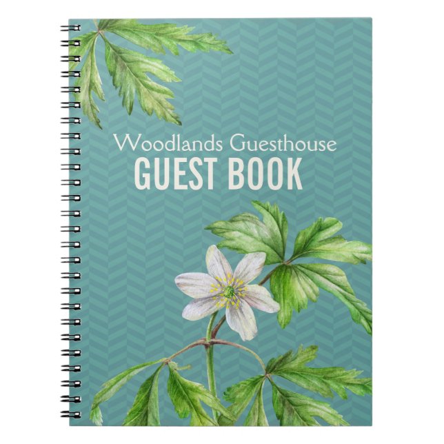 Arte floral del arbolado y cuaderno del libro de (Frente)