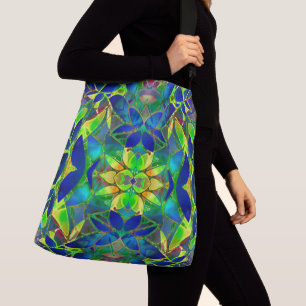 Arte floral del fractal de la bolsa para