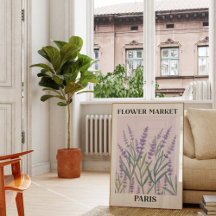 Arte floral en acuarela de flor de lavanda púrpura