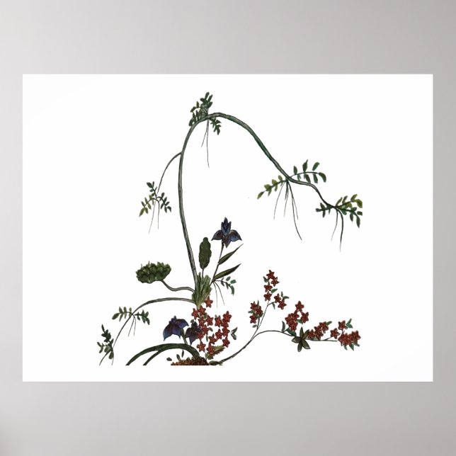 Arte Floral Flor Japonesa (Frente)