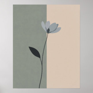 Arte floral minimalista para el hogar
