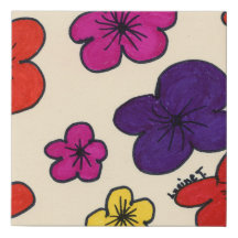 Arte floral para pared