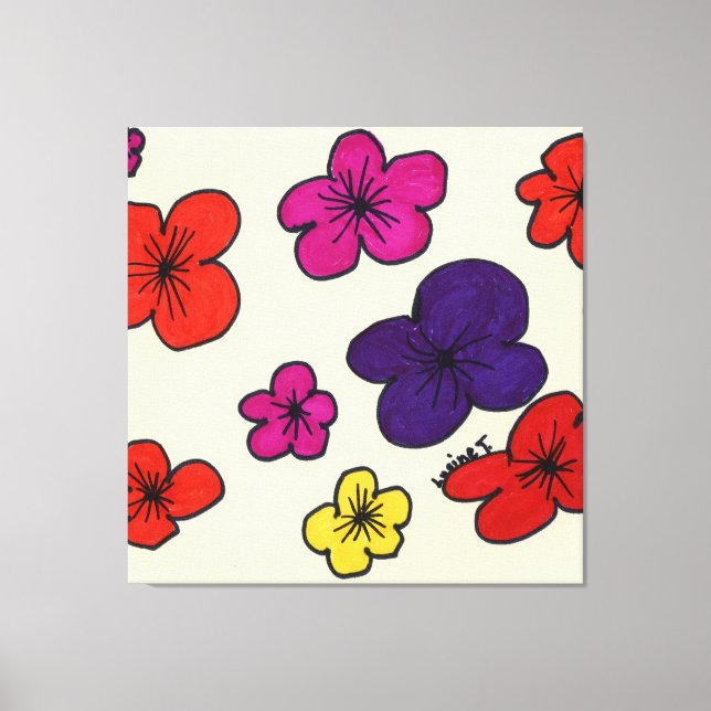 Arte floral para pared (Anverso)