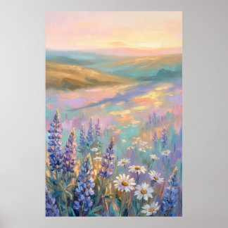 Arte Floral Pastel Irisado