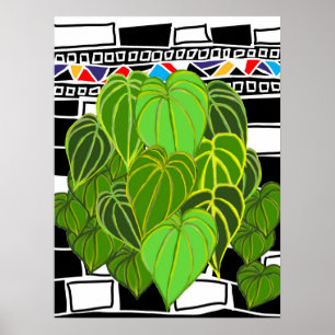 Arte floral tropical audaz