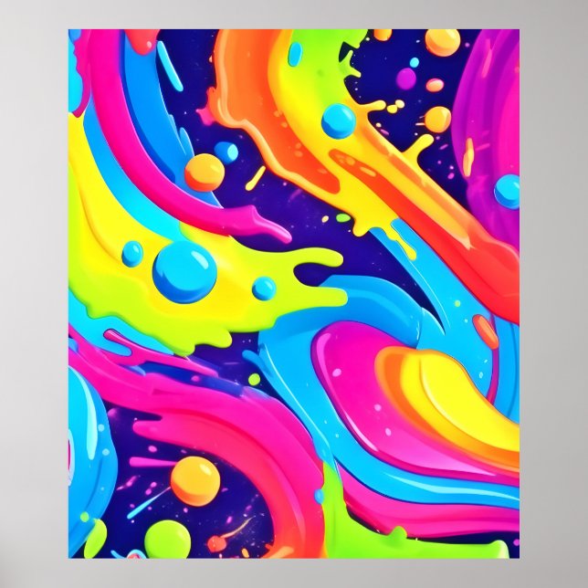 Arte Fluido de Neón (Frente)