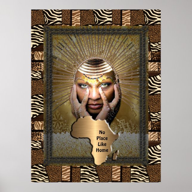 Arte folclórico afrocéntrico (Frente)