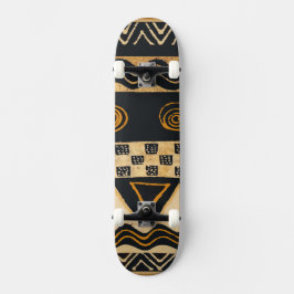 Arte folclórico tribal africano Skateboard