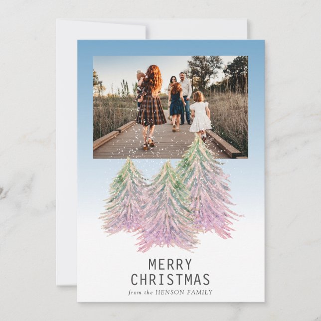 Arte fotográfico artístico de árbol de Navidad con (Anverso)