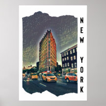 Arte fotográfico estético de la ciudad de Nueva Yo