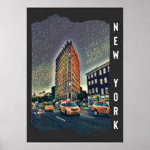 Arte fotográfico estético de la ciudad de Nueva Yo