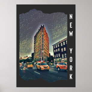 Arte fotográfico estético de la ciudad de Nueva Yo