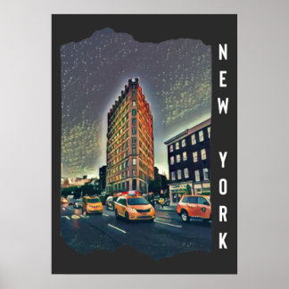 Arte fotográfico estético de la ciudad de Nueva Yo
