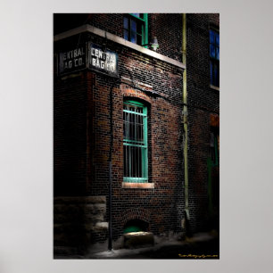 Arte fotográfico suburbano de West Bottoms Kansas 