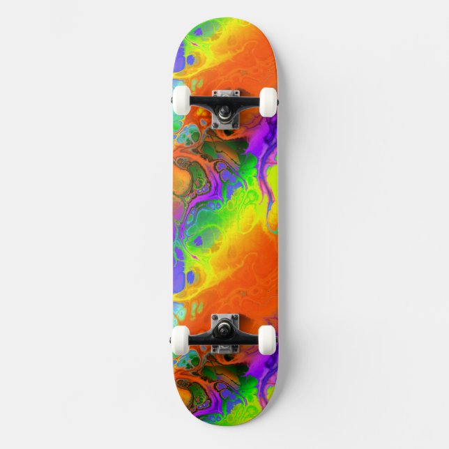 Arte Fractal 19 Patineta (Anverso)