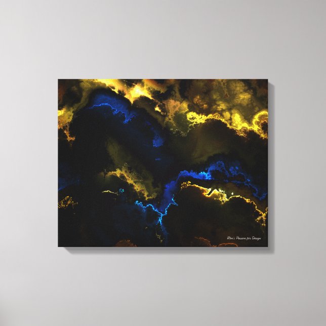 Arte Fractal 3-11 Lienzo envuelto (Anverso)
