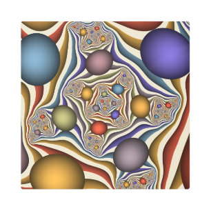 Arte Fractal abstracto, colorido, moderno