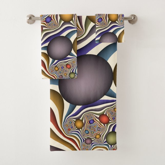 Arte Fractal abstracto, colorido, moderno (In situ)