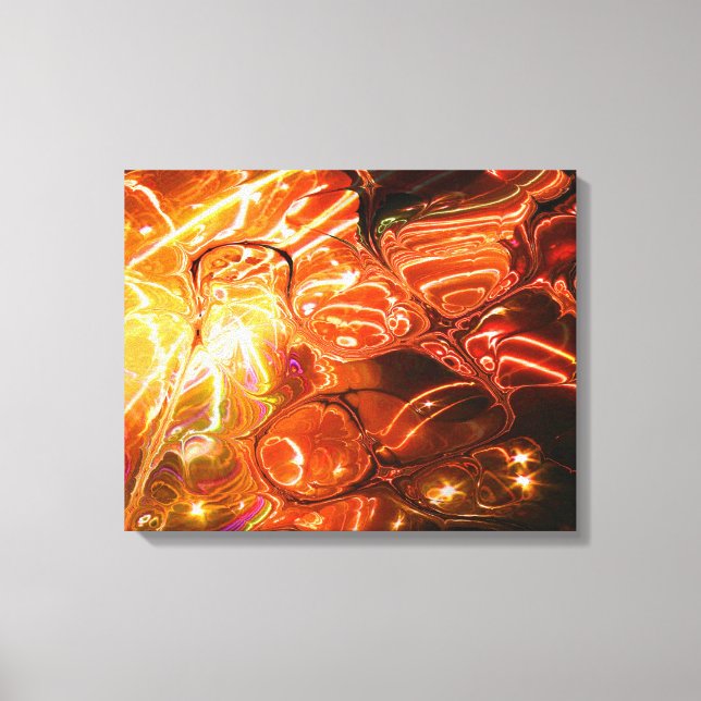 Arte Fractal C Lienzo envuelto (Anverso)