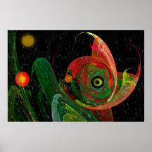 Arte Fractal de Chameleon Verde