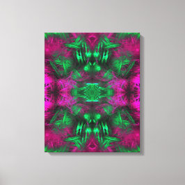 Arte fractal de energía neón psicodélico