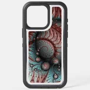 Arte fractal de fantasía vívida abstracta marrón a