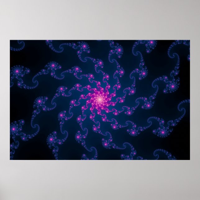 Arte fractal de flores de vida (Frente)